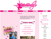 Tablet Screenshot of dancewithmissbecky.com